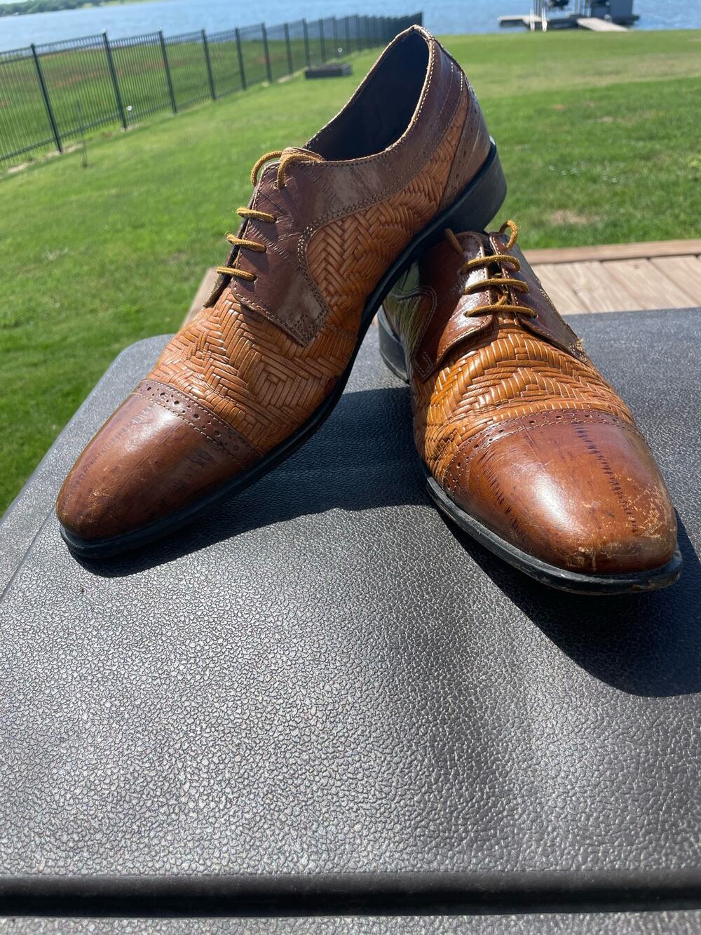 Stacy Adams Salido 24887, lace up, brown men's 10M